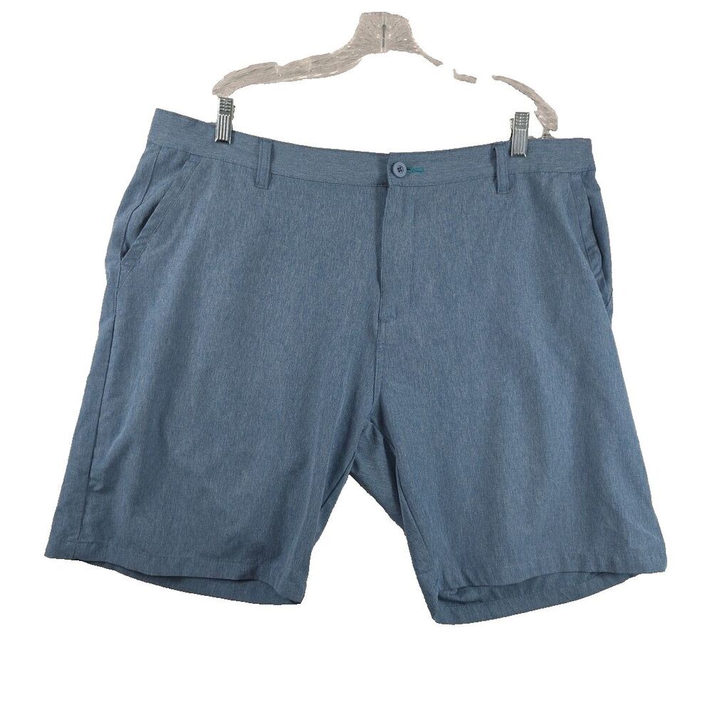 Burnside Men's Performance Golf Shorts Size 40 Stretch 9" Inseam Blue